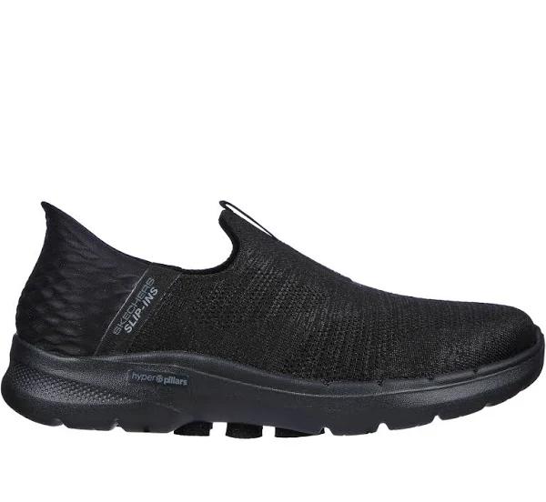 Skechers Slip-Ins: Gowalk 6 - Fabulous View - Wide Fit Black/Black Size 6 Female US | AfterPay Available
