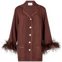 Sleeper - Women's Brown Pyjamas - Party Pajama With Double Feathers - Size M at The Iconic