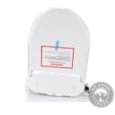 SmartBidet Electric Bidet Seat with Remote Control for Elongated Toilets in White, Size: 20.7' L x 18' W x 7.3' H