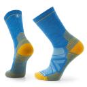 Smartwool Neptune Blue & Yellow Geometric Hike Light Cushion Wool-Blend Crew Socks XL