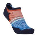 Smartwool Run Targeted Cushion Low Ankle Pattern Socks- Smartwool Sock, Pattern Orange Rust / Medium