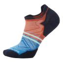 Smartwool Run Targeted Cushion Low Ankle Pattern Socks- Smartwool Sock, Pattern Orange Rust / Medium