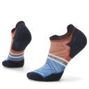 Smartwool Run Targeted Cushion Low Ankle Pattern Socks- Smartwool Sock, Pattern Orange Rust / Medium
