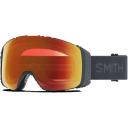 Smith IO Mag S Snow Goggle - Black - ChromaPop Everyday Green Mirror Lens w/ ChromaPop Storm Blue Sensor Mirror Lens | Snow Goggles