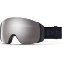 Smith IO Mag Snow Goggle - Black - ChromaPop Sun Red Mirror Lens w/ ChromaPop Storm Yellow Flash Lens | Snow Goggles