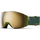 Smith IO Mag Snow Goggle - Blackout - ChromaPop Sun Black Lens w/ ChromaPop Storm Blue Sensor Mirror Lens | Snow Goggles