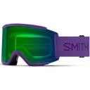 Smith Squad Mag Low Bridge Fit Snow Goggle - Blackout - ChromaPop Sun Black Lens w/ ChromaPop Storm Rose Flash Lens | Snow Goggles