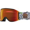Smith Squad Mag Snow Goggle - Sundance 1989 Archive - ChromaPop Sun Platinum Mirror Lens w/ ChromaPop Storm Rose Flash Lens | Snow Goggles