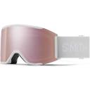 Smith Squad S Snow Goggle - White Vapor - ChromaPop Everyday Rose Gold Mirror Lens w/ Clear Lens | Snow Goggles