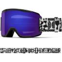 Smith Squad S Snow Goggle - White Vapor - ChromaPop Everyday Rose Gold Mirror Lens w/ Clear Lens | Snow Goggles