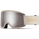 Smith Squad S Snow Goggle - White Vapor - ChromaPop Everyday Rose Gold Mirror Lens w/ Clear Lens | Snow Goggles