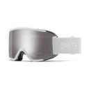 Smith Squad S Snow Goggle - White Vapor - ChromaPop Sun Platinum Mirror Lens w/ Clear Lens | Snow Goggles