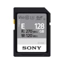 Sony SDXC E Series 128GB UHS-II Class 10 U3 V60 Memory Card Grey