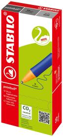STABILO Pointball Turquoise Pack of 10 - Retractable Ballpoint Afterpay, Zip & Openpay Available