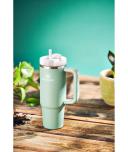 Stanley Adventure Eucalyptus 30oz - Reusable Vacuum Quencher Tumbler with Straw, Leak Resistant Lid, Insulated Cup, Maintains Cold, Heat, and Ice