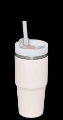 Stanley Quencher H2.0 Flowstate Stainless Steel Vacuum Insulated Tumbler With Lid and Straw For Water, Iced Tea or Coffee, Smoothie and More, Cream,