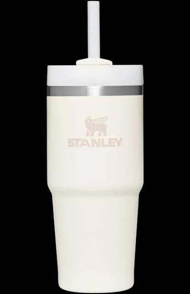 Stanley Quencher H2.0 Flowstate Stainless Steel Vacuum Insulated Tumbler With Lid and Straw For Water, Iced Tea or Coffee, Smoothie and More, Cream,