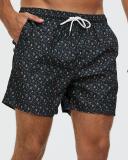 Staple Superior - Men's Black Boardshorts - Seaside Recycled Swim Shorts - Size 30 at The Iconic