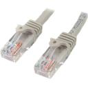 StarTech 1 M Black Cat5e Snagless RJ45 UTP Patch Cable - 1m Patch Cord - Ethernet Patch Cable - RJ45 Male to Male Cat 5e Cable (45PAT1MBK)