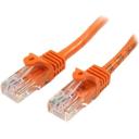 StarTech 1 M Black Cat5e Snagless RJ45 UTP Patch Cable - 1m Patch Cord - Ethernet Patch Cable - RJ45 Male to Male Cat 5e Cable (45PAT1MBK)