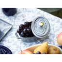 Staub Cast Iron 0.25-qt Mini Round Cocotte - Graphite Grey, Made in France