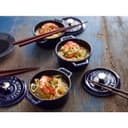 Staub Cast Iron 0.25-qt Mini Round Cocotte - Graphite Grey, Made in France
