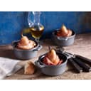 Staub Cast Iron 0.25-qt Mini Round Cocotte - Graphite Grey, Made in France