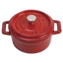 Staub Cast Iron 0.25-qt Mini Round Cocotte - Graphite Grey, Made in France