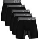 Step One Men's Bamboo Boxer Brief - Breathable Anti Chafe Moisture Wicking Underwear For Men