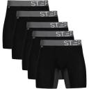 Step One Men's Bamboo Boxer Brief - Breathable Anti Chafe Moisture Wicking Underwear For Men