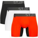 Step One Men's Bamboo Boxer Brief - Breathable Anti Chafe Moisture Wicking Underwear For Men
