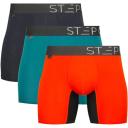 Step One Men's Bamboo Boxer Brief - Breathable Anti Chafe Moisture Wicking Underwear For Men