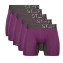 Step One Men's Bamboo Boxer Brief - Breathable Anti Chafe Moisture Wicking Underwear for Men