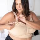 Sublime Busty Hands Free Pumping Bra | Patented All-in-One Pumping & Nursing Bra with EasyClip for F, g, H, I Cup