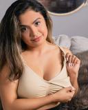 Sublime Busty Hands Free Pumping Bra | Patented All-in-One Pumping & Nursing Bra with EasyClip for F, g, H, I Cup