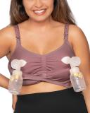 Sublime Busty Hands Free Pumping Bra | Patented All-in-One Pumping & Nursing Bra with EasyClip for F, g, H, I Cup
