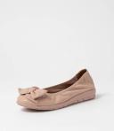 Supersoft Fransisco3 Warm Rose Leather Ballet Flats Warm Rose Ballets Flats Womens Shoes Pumps