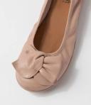 Supersoft Fransisco3 Warm Rose Leather Ballet Flats Warm Rose Ballets Flats Womens Shoes Pumps