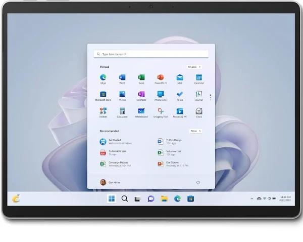 Surface Pro 9, 256GB, 12thGenIntelEvoCorei7, 16GB RAM, Sapphire, Microsoft Laptop Computer, 2 in 1
