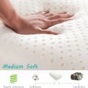 TalatexHome TALATEX 100% Natural Premium Latex Pillow, Adjustable Orthordic Ergonomic Pillow Helps Relieve Pressure, Neck and Shoulder Pain, No