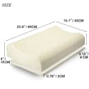 TalatexHome TALATEX 100% Natural Premium Latex Pillow, Adjustable Orthordic Ergonomic Pillow Helps Relieve Pressure, Neck and Shoulder Pain, No