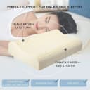 TalatexHome TALATEX 100% Natural Premium Latex Pillow, Adjustable Orthordic Ergonomic Pillow Helps Relieve Pressure, Neck and Shoulder Pain, No