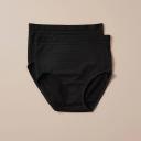 Target Woman 2 Pack Matte and Shine Seamfree Full Briefs; Style LFK29860 | Black | Size 16