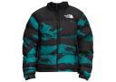 The North Face 1996 Retro Nuptse 700 Fill Packable Jacket Harbor Blue/Linear Mountain Print