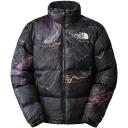 The North Face 1996 Retro Nuptse 700 Fill Packable Pride Jacket 26'' Length Jacket White