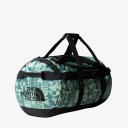 The North Face Base Camp Duffel Bag M - Misty Sage Irregular Geometry Print / TNF Black - One Size - Unisex