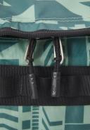 The North Face Base Camp Duffel Bag M - Misty Sage Irregular Geometry Print / TNF Black - One Size - Unisex