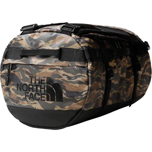 The North Face Base Camp Duffel S New Taupe Green Painted Camo Print-TNF Black One Size