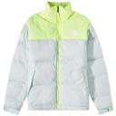 The North Face Men's 1996 Nuptse Jacket in Skylight Blue/Led Yellow, Size XX-Large | END. Clothing