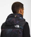 The North Face Men's 1996 Retro Nuptse Trail Glow Print Vest in TNF Black Trail Glow Print, Size XX-Large | END. Clothing